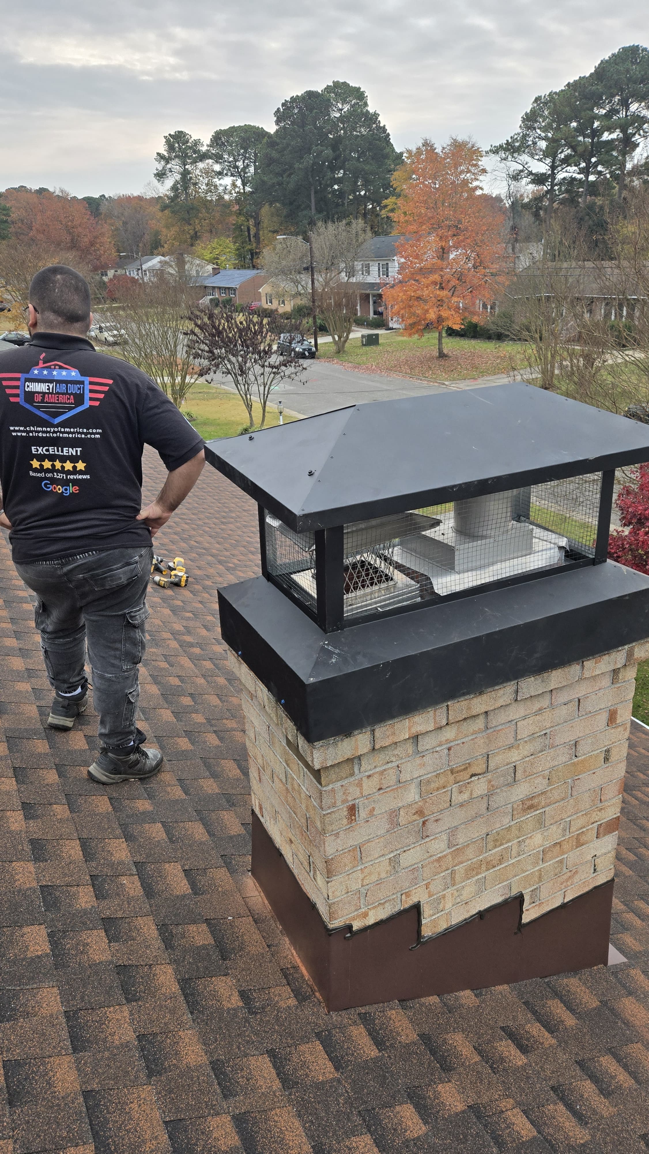 Chimney Cap Installation