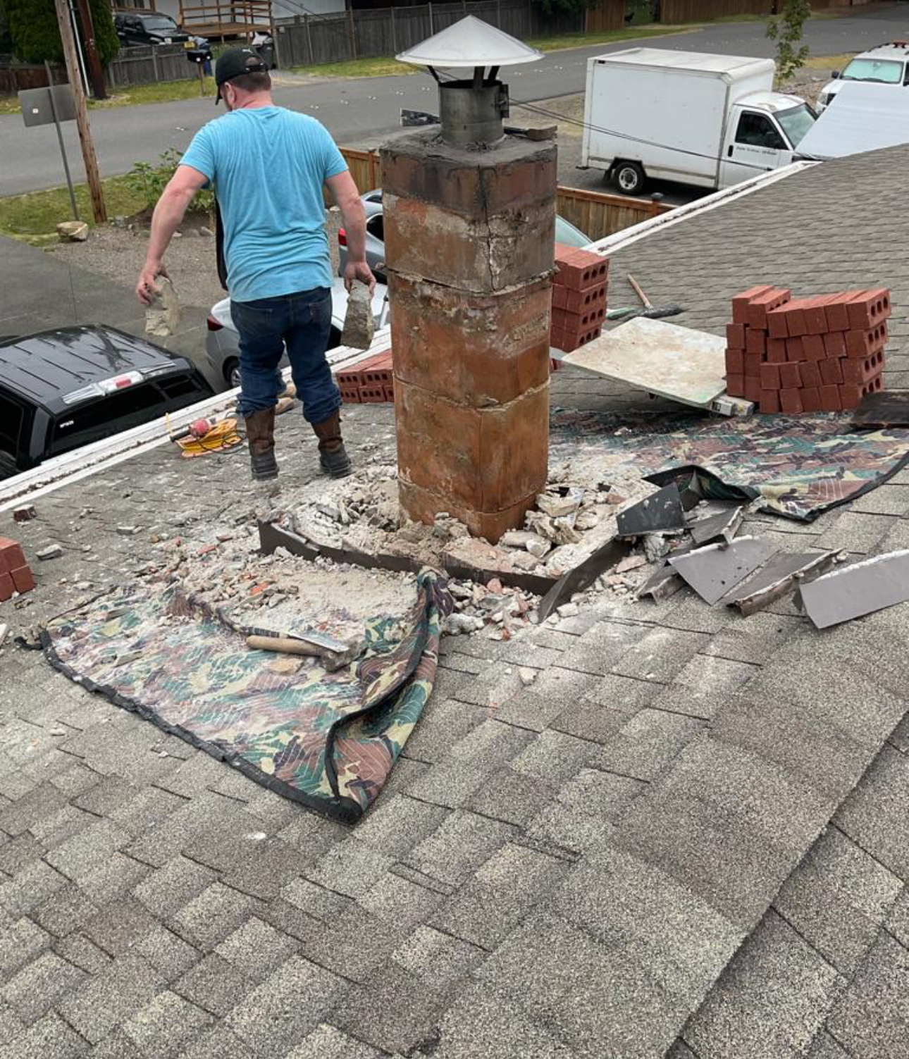 Chimney Cap Installation