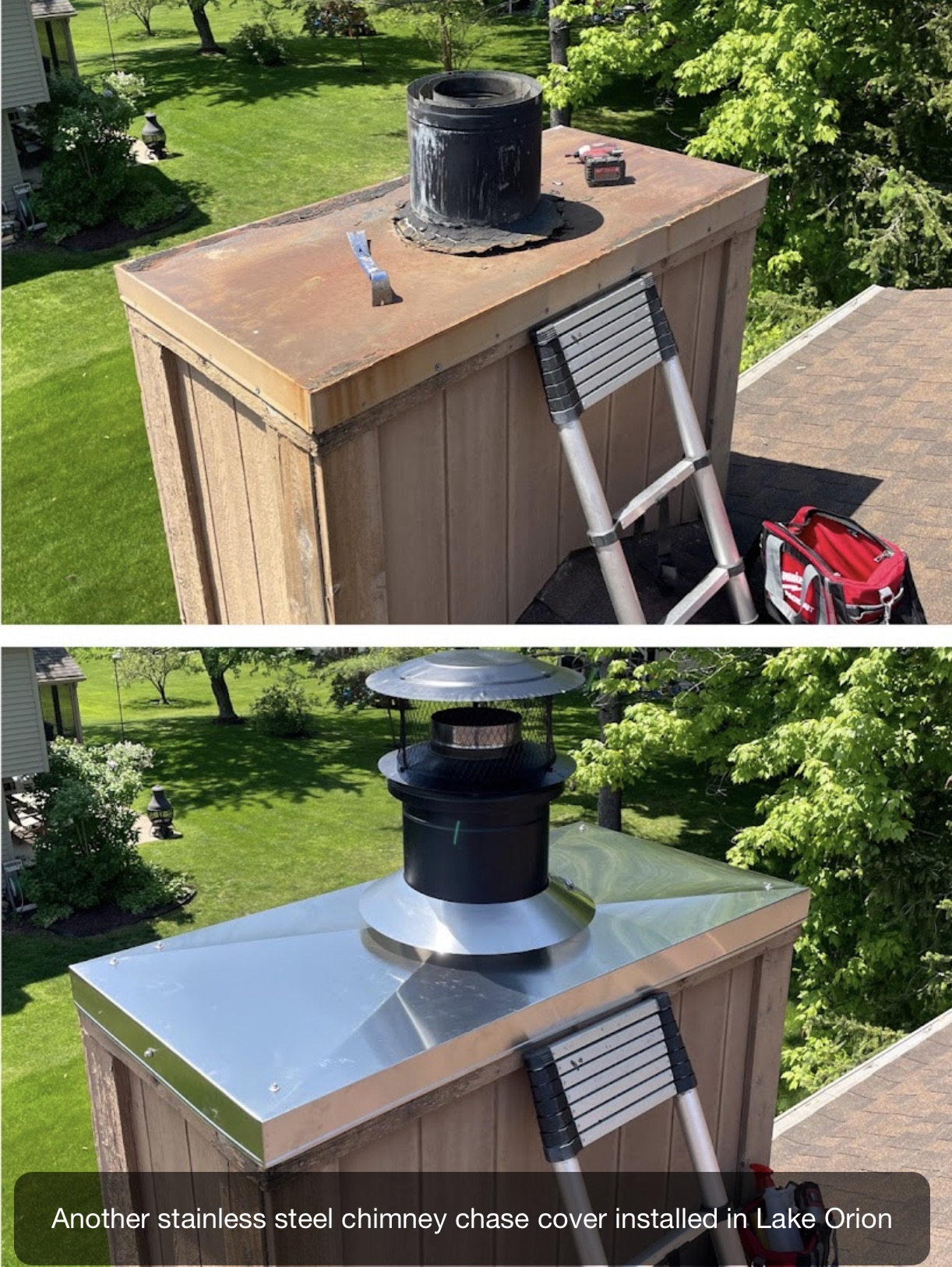Chimney Cap Installation